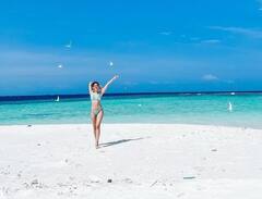 Alaya F : અલાયા એફનો બ્લૂ બિકિનીમાં જોવા મળ્યો હોટ અંદાજ, જુઓ તસવીરો