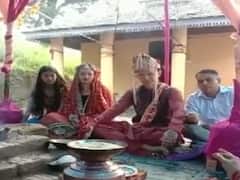 WATCH | Russian National Ties Knot With Ukrainian Girlfriend As Per Hindu Tradition In Himachal