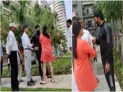 Video Viral : செடி வளர்ப்பதில் தகராறு.. இளம்பெண்ணை கீழே தள்ளிவிட்ட பா.ஜ.க. தலைவர்..நெட்டிசன்ஸ் வைரலாக்கும் வீடியோ..
