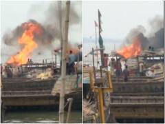 Patna News: पटना के मनेर घाट पर अवैध बालू खनन में लगी नाव में फटा गैस सिलेंडर, चार मजदूरों की दर्दनाक मौत