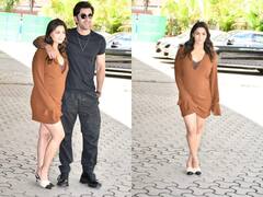 शादी के बाद पहली बार रणबीर-आलिया ने पैपराज़ी को दिया पोज़, एक्ट्रेस ने फ्लॉन्ट किया बेबी बंप