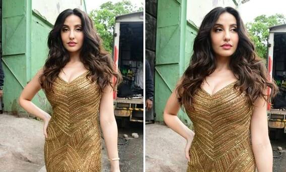 Nora Fatehi looked hot in a sizzling dress, see bold pictures
