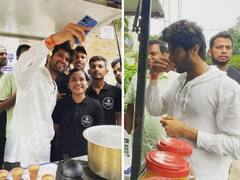 Vijay Deverakonda Pics: पटना में चाय की चुस्की लेते दिखे 'लाइगर' स्टार विजय देवरकोंडा, सामने आईं शानदार तस्वीरें