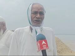 Bijnor: गंगा के तेज बहाव के बाद राज्य सेतु निगम की अप्रोच रोड धंसी, अनशन पर बैठे ग्रामीण