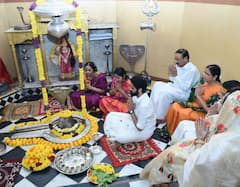 Shrawan 2022: ઉપરાષ્ટ્રપતિ એમ વેકૅયા નાયડુએ કર્યા નાગેશ્વર જ્યોતિર્લિંગના દર્શન