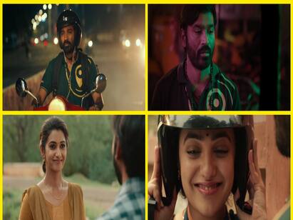 Actor dhanush Thiruchitrambalam Trailer released Thiruchitrambalam Trailer: சோகமா இளையராஜா பாட்டு.. வெளியானது திருச்சிற்றம்பலம் ட்ரைலர்!