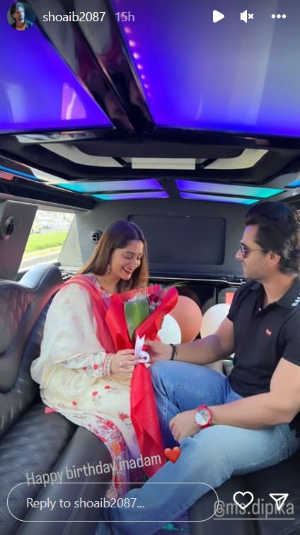 दुबई में Dipika Kakar के साथ कार में रोमांटिक हुए Shoaib Ibrahim, पत्नी को कुछ यूं फील कराया स्पेशल