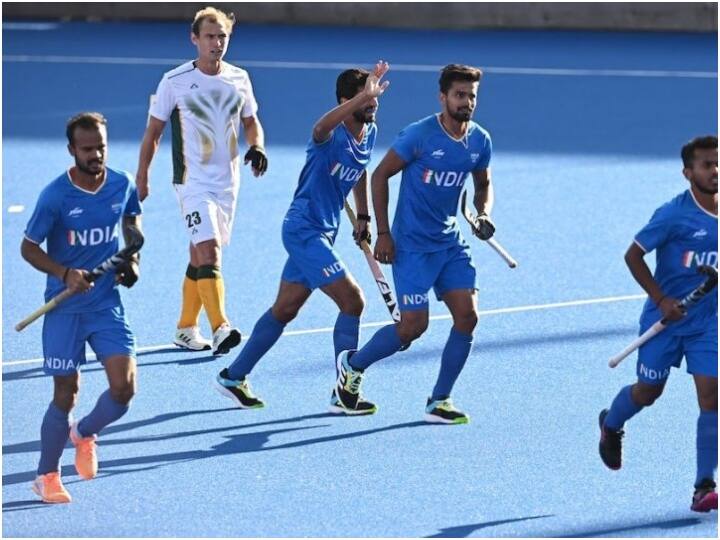 CWG 2022: Indian men's hockey team reached the final, beat South Africa 3-2 in the semi-finals CWG 2022: फाइनल में पहुंची भारतीय पुरुष हॉकी टीम, सेमीफाइनल में दक्षिण अफ्रीका को 3-2 से दी मात; मेडल पक्का