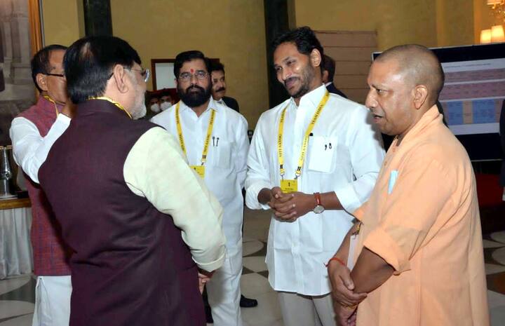 యూపీ, మహారాష్ట్ర, మధ్యప్రదేశ్ సీఎంలతో సీఎం జగన్ చిట్ చాట్