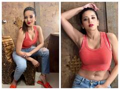 Monalisa Pics: पिंक क्रॉप टॉप पहन फुल मेकअप के साथ मोनालिसा ने दिए एक से बढ़कर एक पोज़, तस्वीरों ने बढाया इंटरनेट का पारा