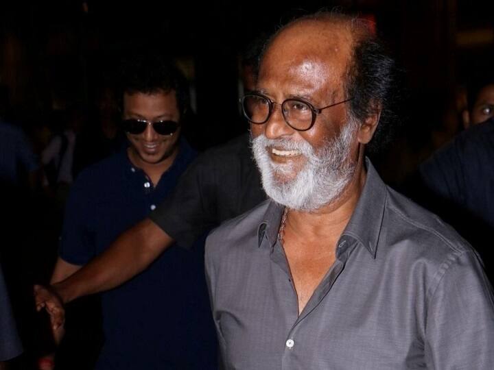 Actor Rajini says about jailer shooting at airport video goes viral- Watch Watch Video : ”இனி ஷூட்டிங்தான்..” : ட்ரேட்மார்க் சிரிப்புடன் ஜெயிலர் அப்டேட் கொடுத்த ரஜினி.. வைரல் வீடியோ..