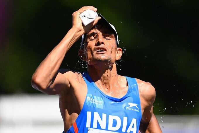 Commonwealth Games 2022: Sandeep Kumar won Bronze for India in men's 10km race walk Commonwealth Games 2022: ਸੰਦੀਪ ਕੁਮਾਰ ਨੇ ਪੁਰਸ਼ਾਂ ਦੀ 10 ਕਿਲੋਮੀਟਰ ਦੌੜ ਵਿੱਚ ਭਾਰਤ ਲਈ ਕਾਂਸੀ ਦਾ ਤਗ਼ਮਾ ਜਿੱਤਿਆ