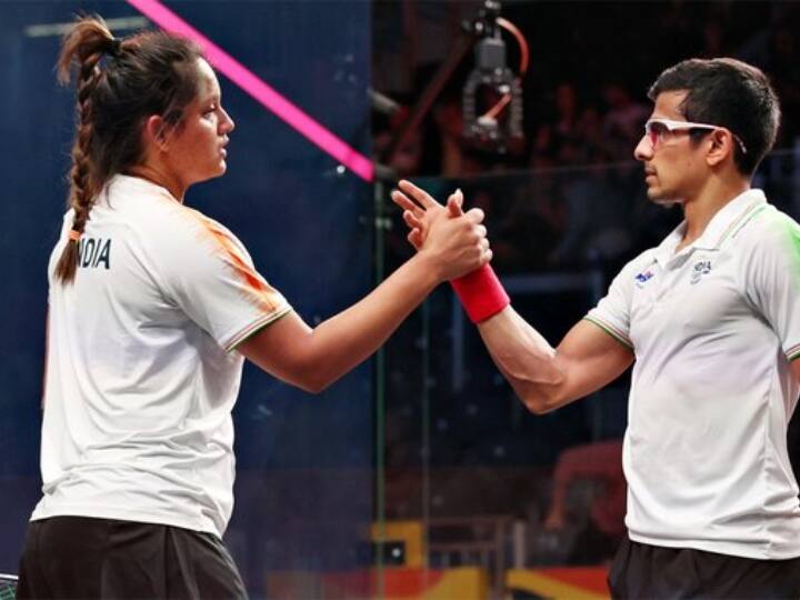 Dipika Pallikal and Saurav Ghosal won the bronze medal in the mixed doubles of squash at the Commonwealth Games 2022 CWG 2022: स्क्वैश में सौरव और दीपिका की जोड़ी ने जीता ब्रॉन्ज, भारत की झोली में आया 50वां मेडल