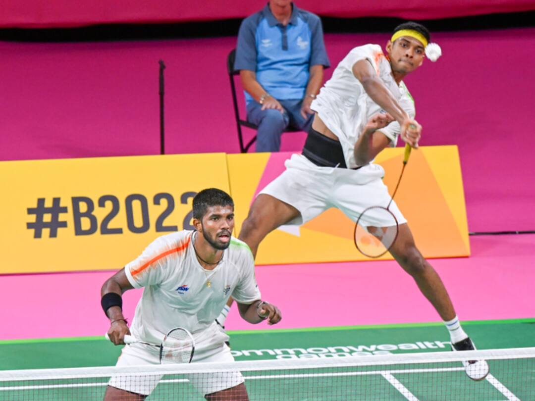 Commonwealth Games 2022 Badminton Satwik and Chirag won gold medal in Mens doubles match at CWG 2022 CWG 2022 Badminton: காமன்வெல்த் பேட்மிண்டன் ஆடவர் இரட்டையர் பிரிவில் தங்கம் வென்ற சத்விக்-சிராக் ஜோடி