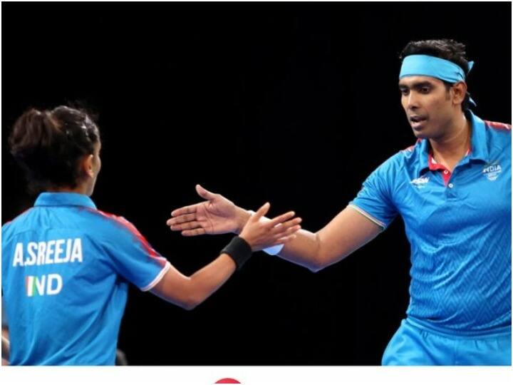 Commonwealth Games 2022 India Sharath Kamal, Sreeja Akula win gold in mixed doubles table tennis CWG 2022: टेबल टेनिस मिक्स्ड डबल्स में भारत का कमाल, शरथ कमल और श्रीजा अकुला ने गोल्ड पर किया कब्जा