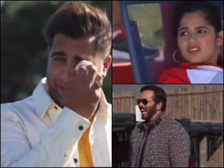 khatron ke khiladi 12 Rajiv Adatia pranked jannat zubair with fake tears rohit shetty laughed a lot Khatron Ke Khiladi 12: जन्नत जुबैर संग प्रैंक करने के लिए राजीव ने बहाए घड़ियाली आंसू, फिर ऐसे बिगड़ा सारा खेल