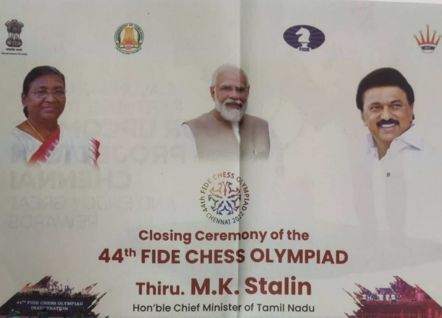 Modi Declares Open Chess Olympiad 2022, Stalin Says World's Gaze Now On  Tamil Nadu