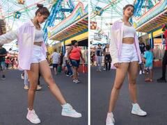 Pooja Hegde Pics: ਨਿਊ ਯਾਰਕ ਦੀਆਂ ਸੜਕਾਂ `ਤੇ ਮਸਤੀ ਕਰਦੀ ਨਜ਼ਰ ਆਈ ਪੂਜਾ ਹੇਗੜੇ, ਦੇਖੋ ਤਸਵੀਰਾਂ