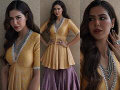 Sonam Bajwa Stylish Look: पंजाबी एक्ट्रेस सोनम बाजवा ने डीपनेक सूट पहनकर दिए कातिलाना पोज, तस्वीरों से नहीं हटेंगी निगाहें
