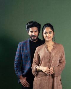 Sitaramam: ஹே சீதா...ஹே ராமா...துல்கர் சல்மான் மிருணாள் தாக்கூரின் க்யூட் க்ளிக்ஸ்!