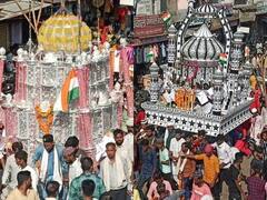 Muharram 2022: भरतपुर में इमाम हुसैन की शहादत को मुस्लिम समाज ने किया याद, निकाला गया ताजियों का जुलूस
