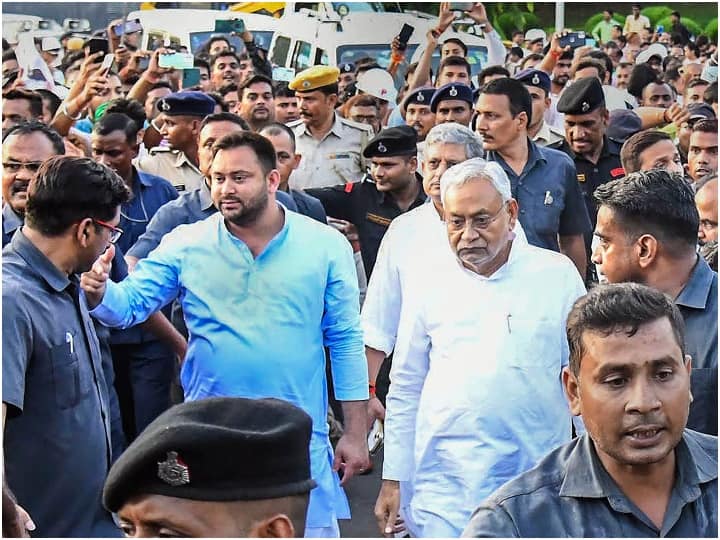 JDU-RJD led Mahagathbandhan Grand Alliance in Bihar to take oath tomorrow, know details Bihar Political Crisis: মুখ্যমন্ত্রী নীতীশ, তেজস্বী তাঁর ডেপুটি, শপথ বুধবার, বিহারে ফের ‘চাচা-ভাতিজা’ সরকার