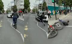 Viral Video: ਮਹਿੰਗੀ ਪੈ ਗਈ 'ਹੀਰੋਪੰਤੀ'! ਸਾਈਕਲ 'ਤੇ ਸਟੰਟ ਦਿਖਾਉਣ ਦੇ ਚੱਕਰ 'ਚ ਵਿਅਕਤੀ ਨੇ ਕਾਰ ਨਾਲ ਮਾਰੀ ਟੱਕਰ