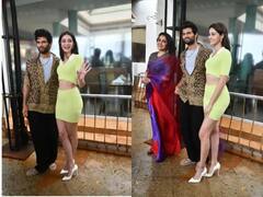 Liger ફિલ્મના પ્રમોશન માટે વિજય, અનન્યા અને રામ્યા કૃષ્ણન સાથે આવ્યા, ફોટો થયા વાયરલ