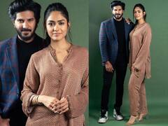 Sitaramam: ஹே சீதா...ஹே ராமா...துல்கர் சல்மான் மிருணாள் தாக்கூரின் க்யூட் க்ளிக்ஸ்!