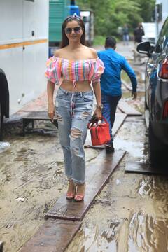 Rubina Dilaik Spotted: बारिश के मौसम में बला की खूबसूरत लगीं रुबीना दिलैक, सामने आईं तस्वीरें