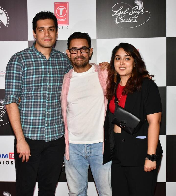 खास बात ये देखने को मिली की स्पेशल स्क्रीनिंग में आमिर खान की बेटी आयरा खान भी नज़र आईं. (तस्वीर: मानव मंगलानी)
