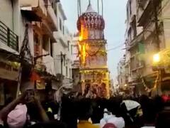 Udaipur News: शहर के बीचोबीच लगी ताजिया में आग, हिंदू परिवारों ने बुझाकर दिया साम्प्रदायिक सौहार्द का संदेश