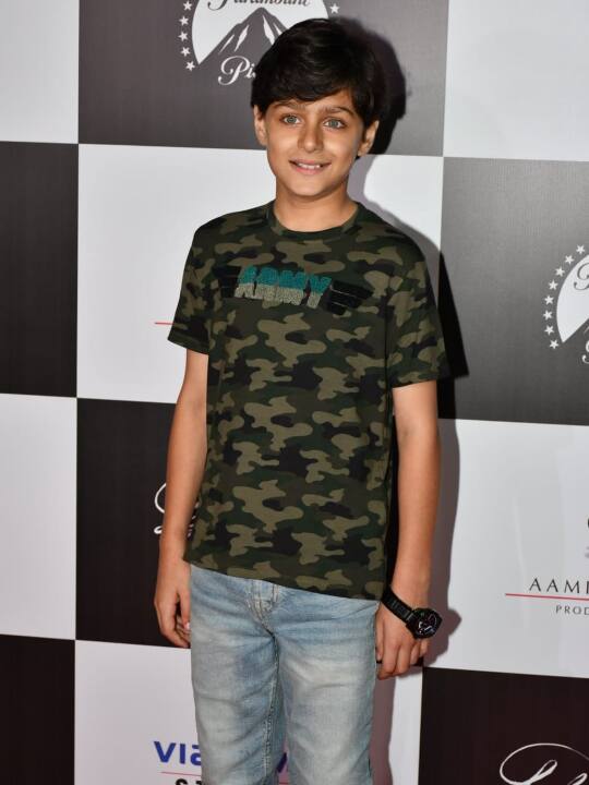 फिल्म में आमिर खान के बचपन का रोल अदा करने वाले अहमद इब्र भी स्क्रीनिंग में मौजूद थे.