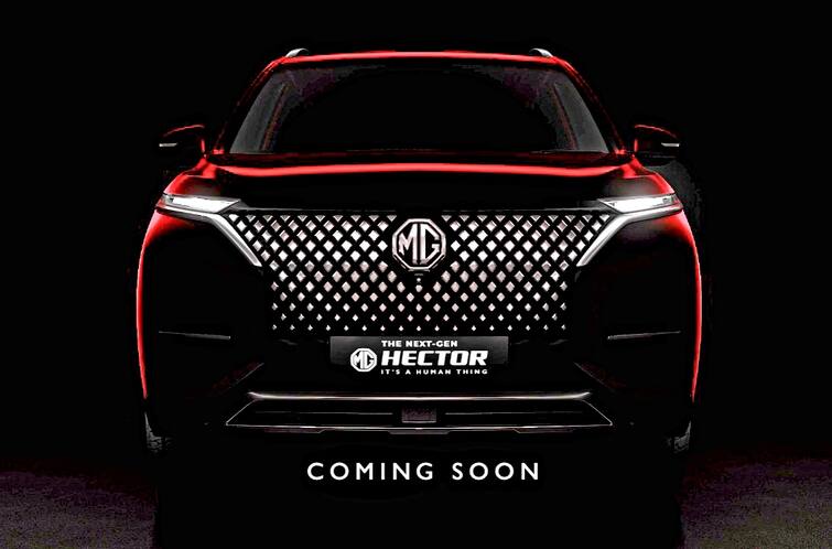 New 2022 MG Hector facelift revealed with huge new grille 2022 MG Hector: আরও বোল্ড লুক, ফেসলিফ্টে বিশাল নতুন গ্রিল পেল এমজি হেক্টর