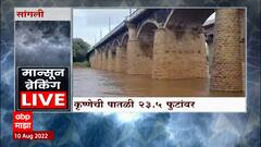 Sangli Rain : सांगलीतही कृष्णा नदीच्या पाणी पातळीत झपाट्याने वाढ ABP Majha