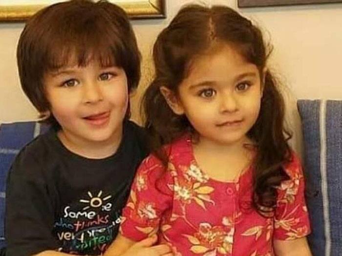 सैफ अली खान (Saif Ali Khan) के बेटे तैमूर अली खान (Taimur Ali Khan) और सोहा अली खान की बेटी इनाया. इन दोनों भाई बहन की क्यूट जोड़ी हर किसी को पसंद आती है.