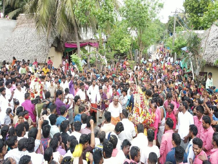 Thiruvarur near kaali kattu festivel TNN பிரசித்தி பெற்ற காட்டூர் காளியம்மன் ஆலய காளிகட்டு விழா - திரளான பக்தர்கள் சாமி தரிசனம்