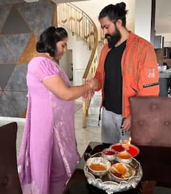 KGFના 'રોકીભાઈ'એ બહેન અને બાળકો સાથે Raksha Bandhanની ઉજવણી કરી, જુઓ ફોટો
