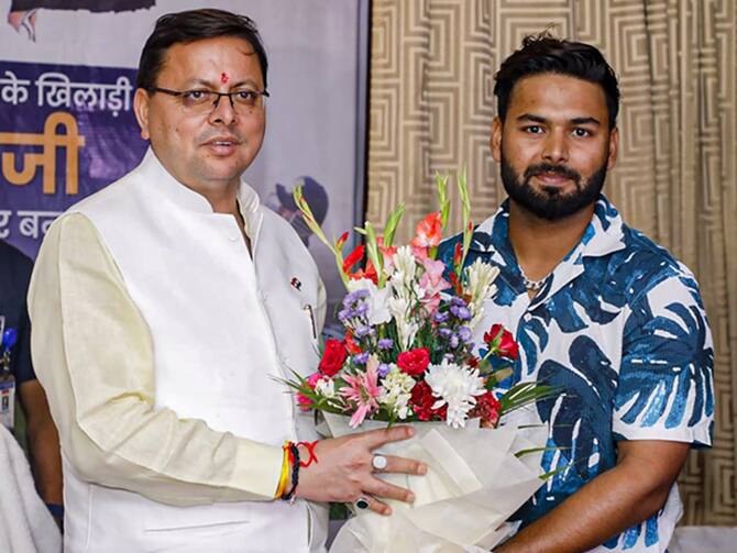 CM PS Dhami Honored Cricketer Rishabh Pant As Uttarakhand Brand Ambassador,  Know Details