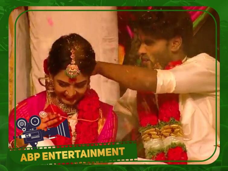 ameer and pavani get married in bigg boss jodigal 2 show video viral Amir Pavani : பாவனியிடம் காதலை சொல்லி...கல்யாணத்தையும் முடித்த அமீர் - வைரல் வீடியோ இதோ..!