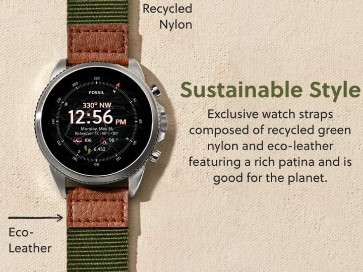 Amazon Offer On Fossil Gen 6 Smart Watch Best Smart Watch Under 30000 Smart Watch Compatible with iPhone Android Apple Watch को टक्कर देती है ये न्यू लॉन्च Fossil स्मार्ट वॉच, आईफोन और एंड्रॉयड दोनों के साथ करती है काम