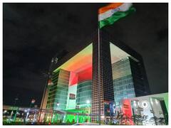 Parliament Building, Iconic Monuments Illuminated In Tricolour Ahead Of Independence Day | IN PICS