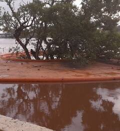 नृसिंहवाडीतील दत्त मंदिर पुराच्या पाण्याखाली