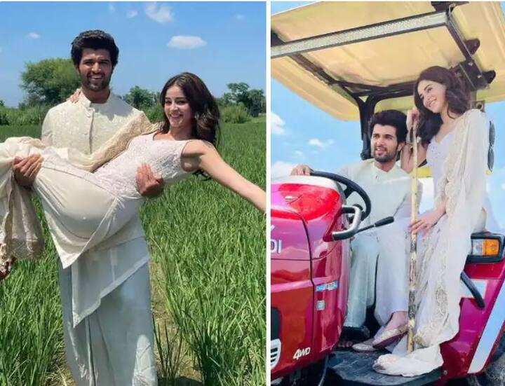 Vijay Deverakonda Ananya Panday Pics: ਸਾਊਥ ਐਕਟਰ ਵਿਜੇ ਦੇਵਰਕੋਂਡਾ ਅਤੇ ਬਾਲੀਵੁੱਡ ਅਦਾਕਾਰਾ ਅਨੰਨਿਆ ਪਾਂਡੇ ਇਨ੍ਹੀਂ ਦਿਨੀਂ ਫਿਲਮ 'ਲਾਈਗਰ' ਦੇ ਪ੍ਰਮੋਸ਼ਨ 'ਚ ਜੁਟੇ ਹੋਏ ਹਨ।