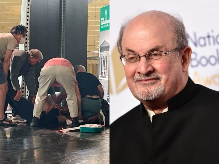 Salman Rushdie Attacked: लेखक सलमान रुश्दी पर न्यूयॉर्क में जानलेवा हमला, मंच पर चढ़कर गर्दन पर मारा चाकू