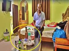 Kamareddy News : ప్రభుత్వ ఆఫీస్ ను బార్ లా మార్చేసిన తహసీల్దార్, మందేస్తూ మజా!