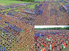 In Pics: राजस्थान में 1 करोड़ बच्चों ने गाए देशभक्ति गीत, गिनीज बुक में रिकॉर्ड दर्ज, देखें तस्वीरें