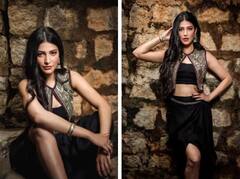 Shruti Haasan Photos : ਬਲੈਕ ਥਾਈ ਹਾਈ ਸਲਿਟ ਡਰੈੱਸ ਪਹਿਨ ਕੇ ਕਿਆਮਤ ਢਾਹੁੰਦੀ ਦਿਖੀ ਸ਼ਰੂਤੀ ਹਾਸਨ
