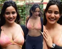 Neha sharma: જિમ બહાર નેહા શર્માનો હોટ લૂક, વાયરલ થઈ તસવીરો