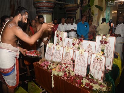 Punnainallur Mariyamman Temple festival started in thanjavur TNN தஞ்சை புன்னைநல்லூர் மாரியம்மன் கோயிலில் குடமுழுக்கு பாலாலய பூஜைகள் தொடக்கம்